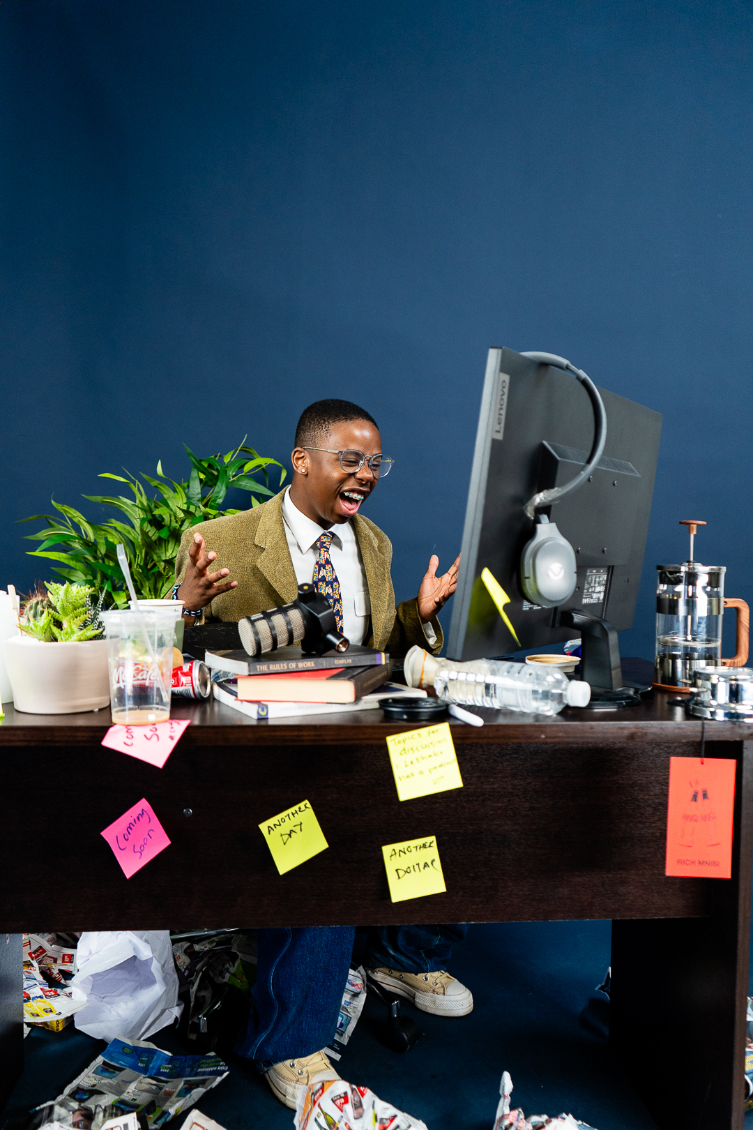 Creative studio shoot